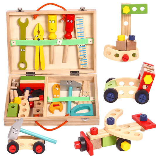Montessori Wooden Toolbox